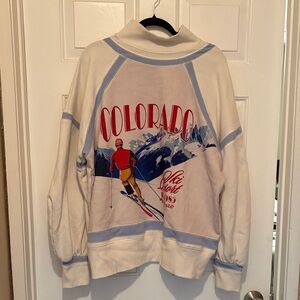 Anthropologie Daily Practice Baseplate Graphic Crewneck